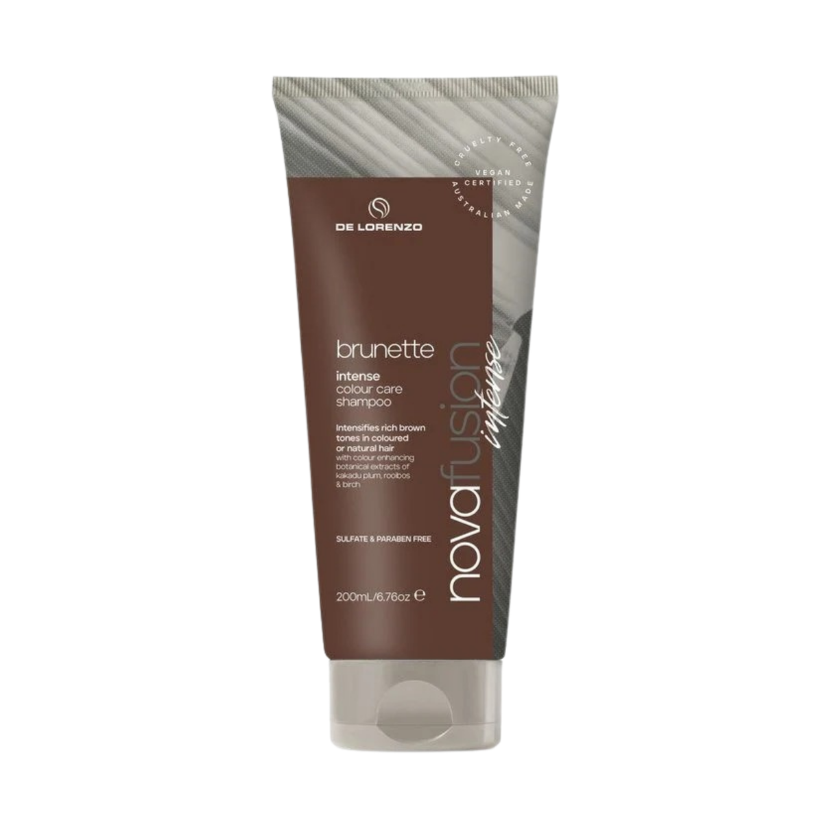 De Lorenzo - Nova Fusion Intense Brunette Shampoo 200ml – front of pack