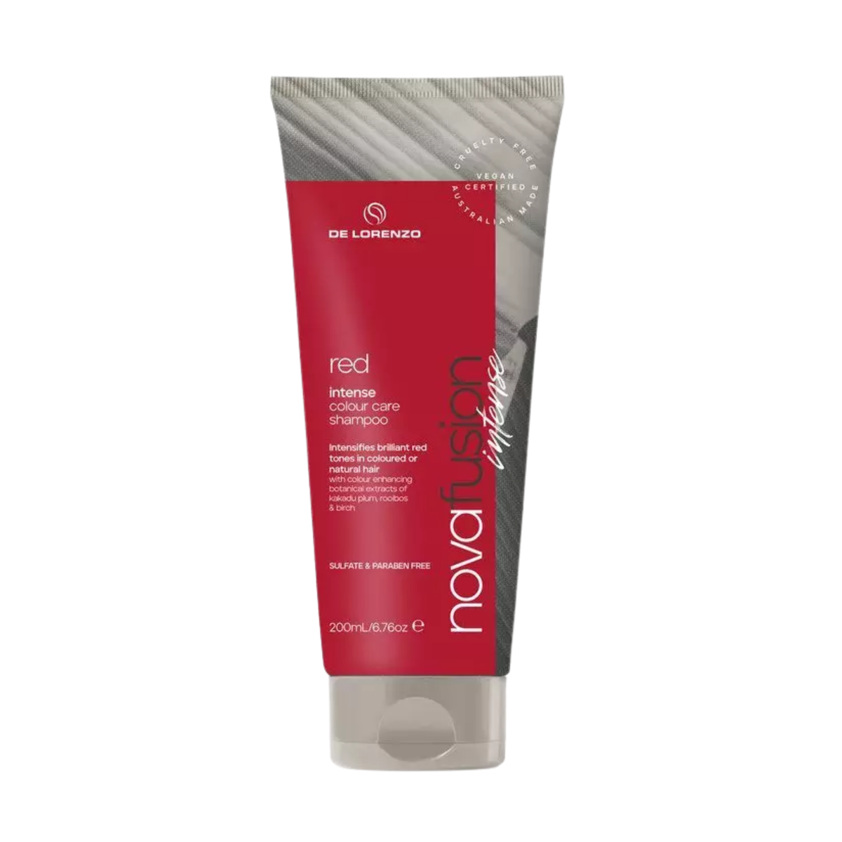 De Lorenzo - Nova Fusion Intense Red Shampoo 200ml – front of pack