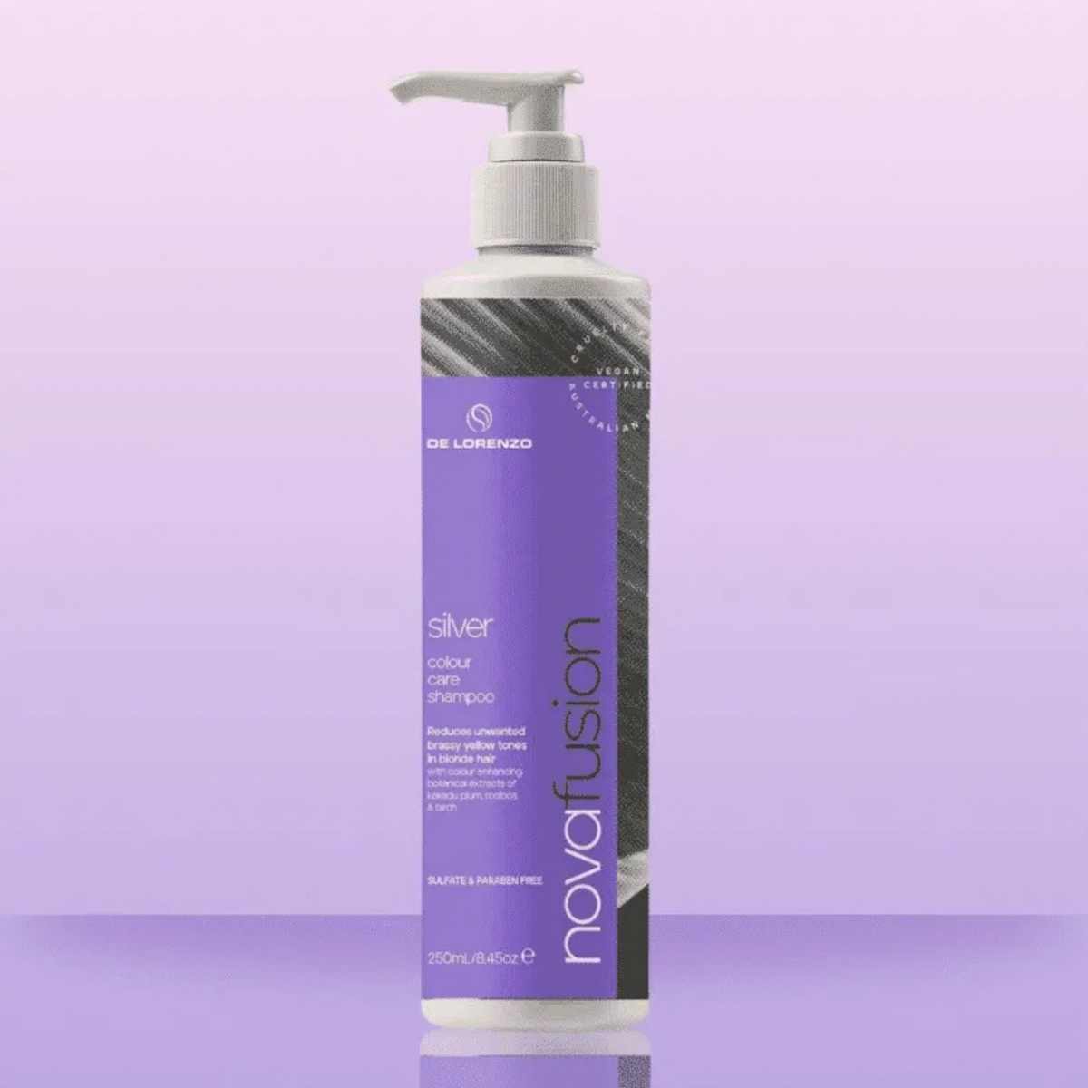 De Lorenzo - Nova Fusion Silver Shampoo 250ml – product view 2