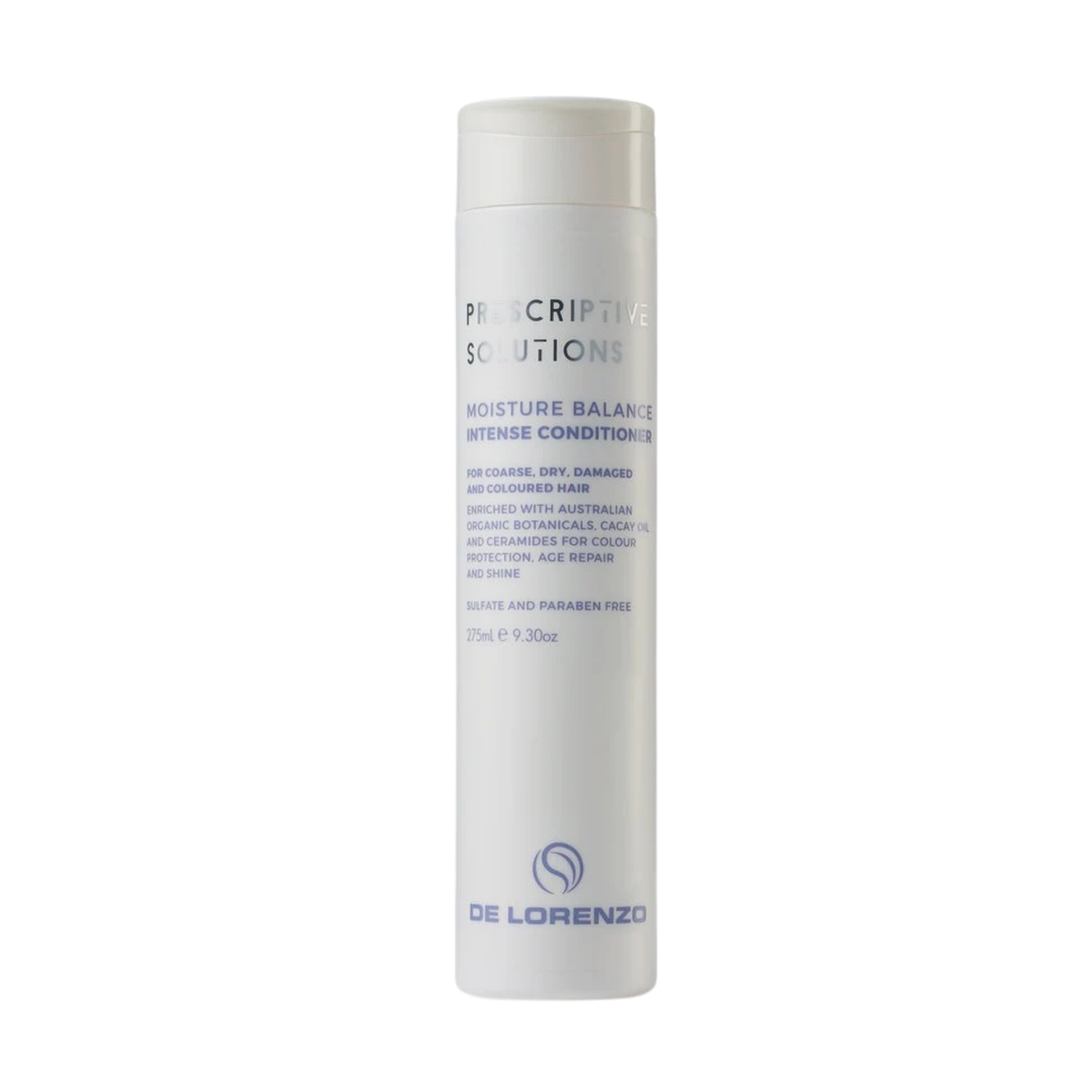 De Lorenzo - Prescriptive Solutions Moisture Balance Intense Conditioner 275ml – front of pack