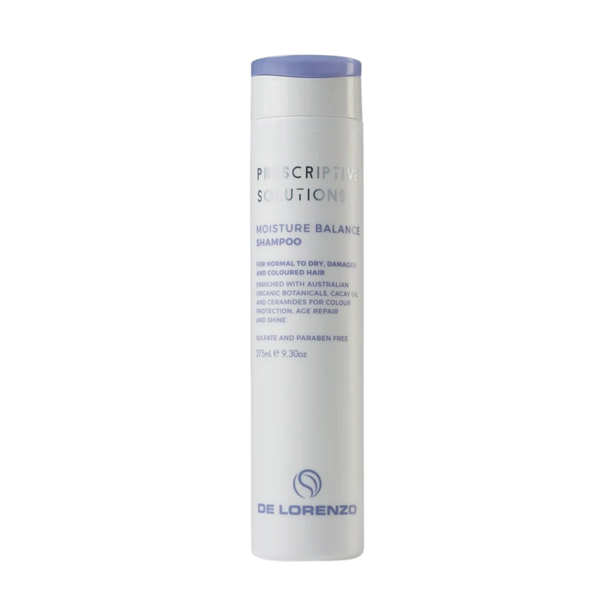 De Lorenzo - Prescriptive Solutions Moisture Balance Shampoo & Revive Conditioner Duo Bundle – De Lorenzo Prescriptive Solutions Moisture Balance Shampoo 275ml