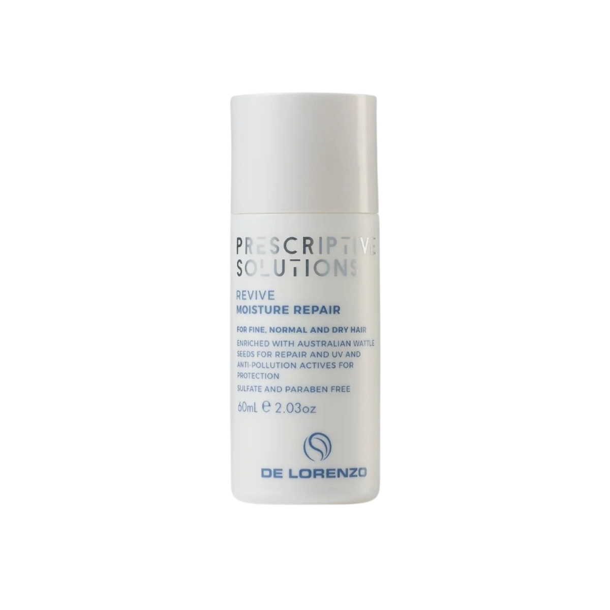 De Lorenzo - Prescriptive Solutions Revive Moisture Repair Travel 60ml – front of pack