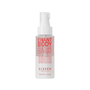 Eleven Australia - I Want Body Volume Texture Spray Travel 50ml – front of pack