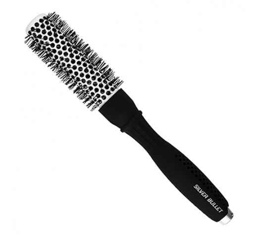 Silver Bullet - Black Velvet Hot Tube Round Hair Brush Small 25mm