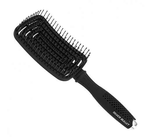 Silver Bullet - Black Velvet Detangle Vent Hair Brush