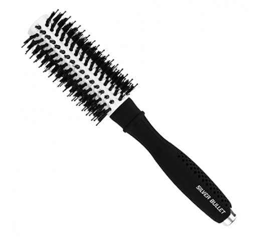 Silver Bullet - Black Velvet Porcupine Round Hair Brush Medium 50mm