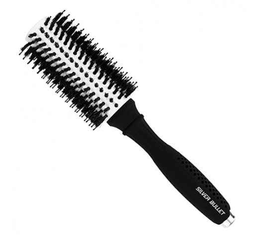 Silver Bullet - Black Velvet Round Hair Brush Large 55mm