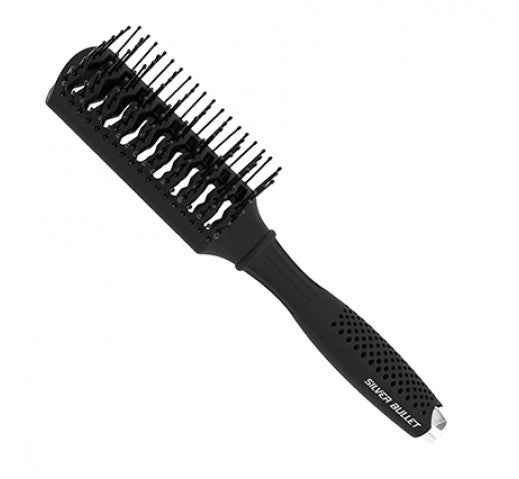 Silver Bullet - Black Velvet Tunnel Vent Hair Brush
