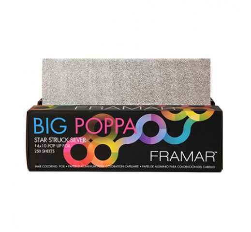 Framar - Big Poppa Extra Wide Pop Up Foil - Star Struck Silver 250 Sheets