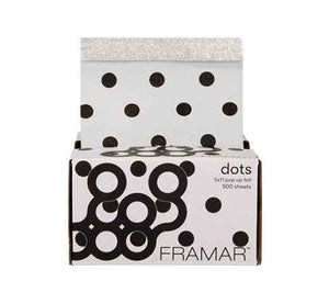 Framar - Pop Up Foil - Black Polka Dot 500 Sheets