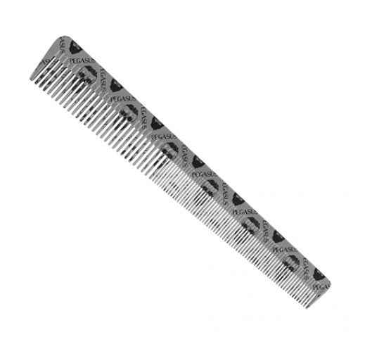 Pegasus - Skulleto 303 Barber Tapered Comb Silver – Silver skull print