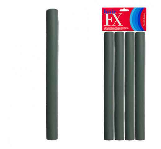 Hair FX - Flexible Rod Large Green 4pc