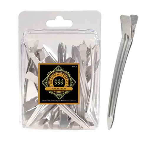 999 Premium Pin Company - Duckbill Aluminium Clips - 901, 30pc
