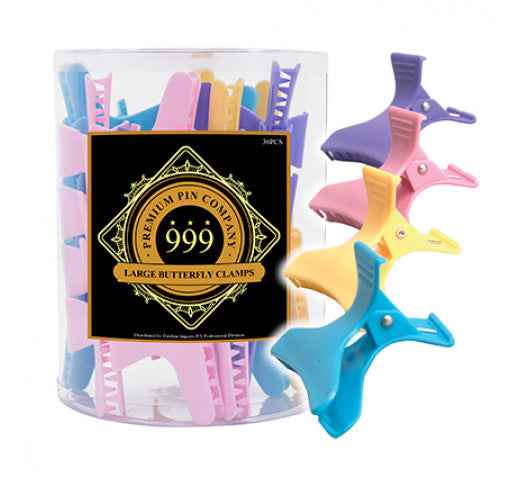 999 Premium Pin Company - Large Coloured Butterfly Clamps - 102, 36pc