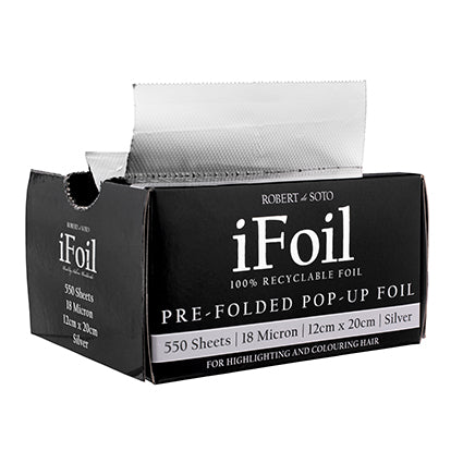 Robert de Soto - iFoil Pre-Folded Pop Up Foil Silver 18 Micron Medium 550 Sheets – product image