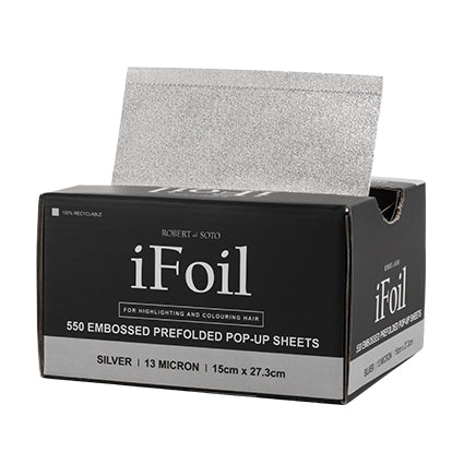 Robert de Soto - iFoil Embossed Pop Up Foil 13 Micron Wide Silver 550 Sheets – product image