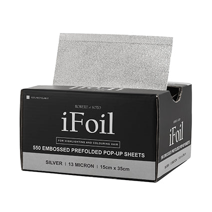 Robert de Soto - iFoil Embossed Pop Up Foil 13 Micron Wide Silver Long 550 Sheets – product image
