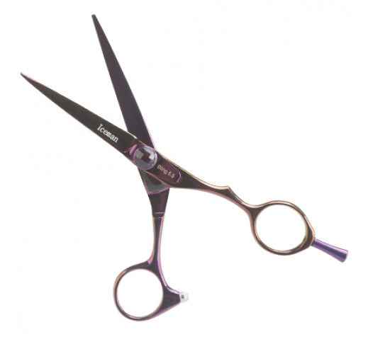 Iceman - Bling Purple 5.5" Hairdressing Scissors