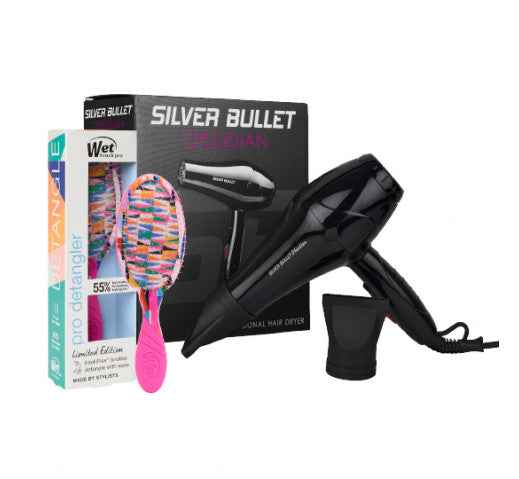 Silver Bullet - Obsidian Hair Dryer Bundle Black