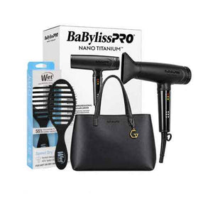 BaByliss Pro - Nano Light Ionic Hair Dryer Bundle Black