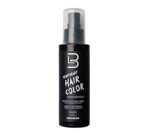 L3VEL3 - Temporary Hair and Beard Colour Black – Twin Pack (2 x 125ml) – L3VEL3 - Temporary Hair and Beard Colour Black 125ml