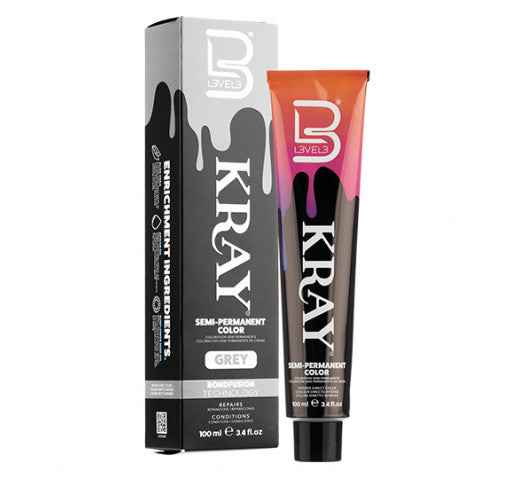 L3VEL3 - KRAY Semi-Permanent Colour 100ml Grey
