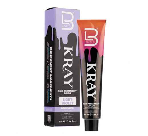 L3VEL3 - KRAY Semi-Permanent Colour 100ml Light Violet