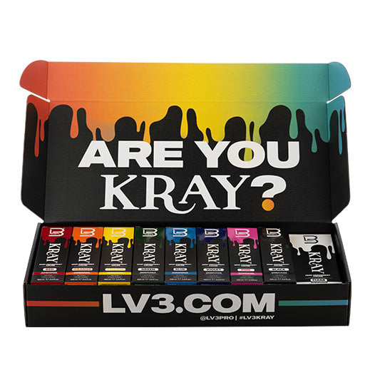 L3VEL3 - KRAY Semi-Permanent Colour Intro Kit 17pc – kit image