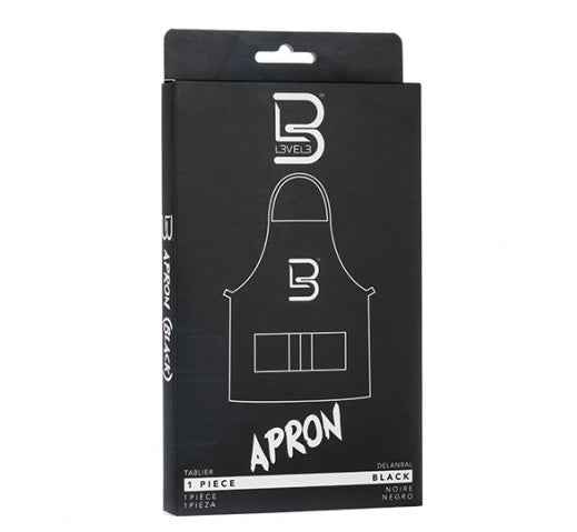 L3VEL3 - Barber Apron Black