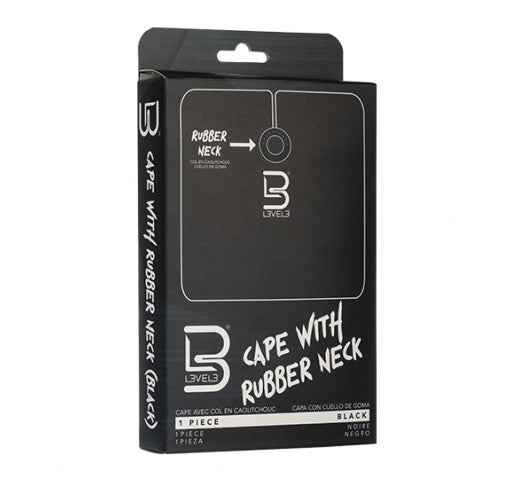 L3VEL3 - Rubber Neck Cape Black