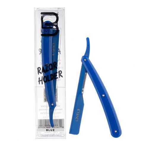 L3VEL3 - Straight Razor Holder Blue