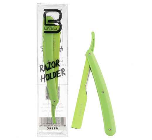 L3VEL3 - Straight Razor Holder Green