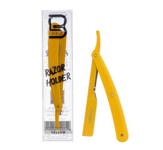 L3VEL3 - Straight Razor Holder Yellow