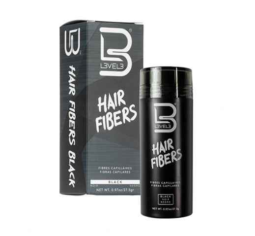 L3VEL3 - Hair Fibres Black – Twin Pack (2 x 27.5g) – L3VEL3 - Hair Fibres Black 27.5g
