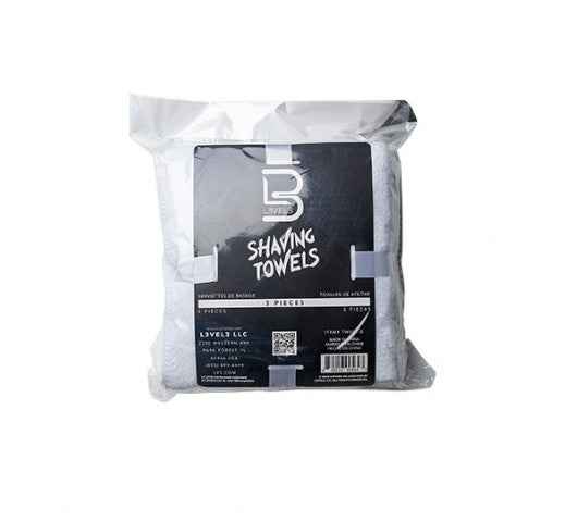 L3VEL3 - Shaving Towel White 3pc