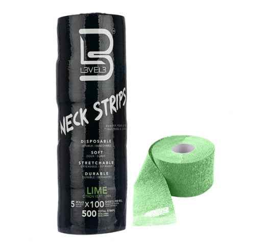 L3VEL3 - Neck Paper Rolls 5pc Lime