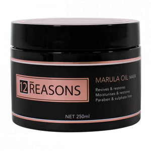 12 Reasons - Marula Oil Shampoo, Conditioner, Mask & Serum Quad Bundle – 12 Reasons Marula Oil Mask 250ml