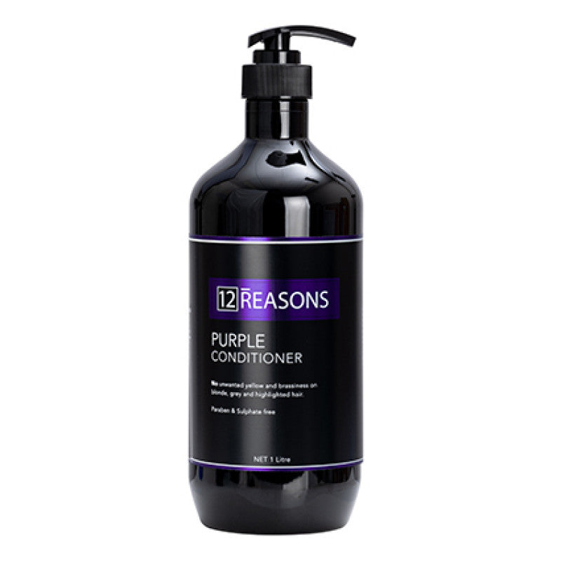 12 Reasons - Purple Shampoo & Conditioner Duo 1000ml Bundle – 12 Reasons Purple Conditioner 1000ml
