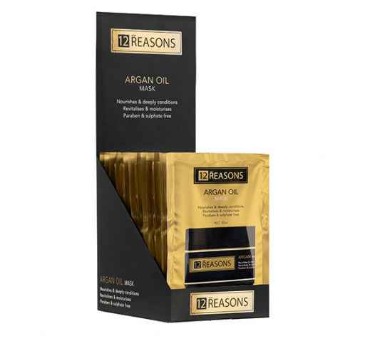 12 Reasons - Argan Oil Hair Mask Sachet Box 12pc