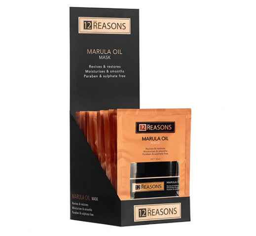 12 Reasons - Marula Oil Hair Mask Sachet Box 12pc