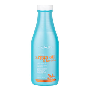 Beaver - Argan & Keratin Shampoo & Conditioner Duo 730ml Bundle – Beaver Argan & Keratin Shampoo 730ml