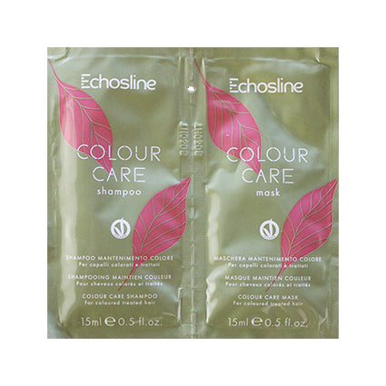 Echosline Colour Care Shampoo & Mask Sachet 15ml – front of pack