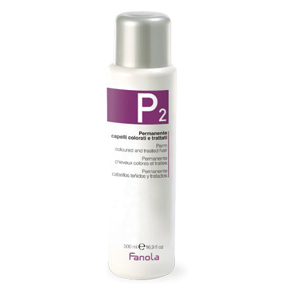 Fanola - P2 Perm Solution for Coloured & Treated Hair 500ml – product image