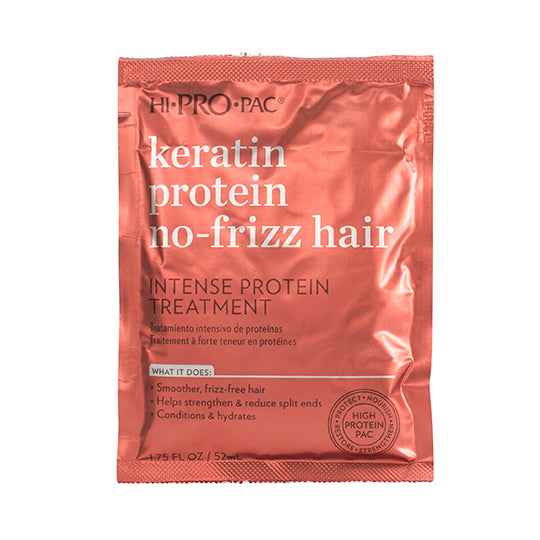 Hi Pro Pac - Keratin Protein No-Frizz Hair Treatment 52ml – front of pack