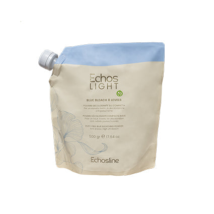 Echosline Light Bleach Blue 8 Levels 500g – front of tub