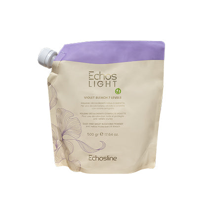 Echosline Light Bleach Violet 7 Levels 500g – front of tub