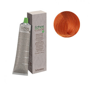 Echos Permanent Colour 8.44 Light Intense Copper Blonde shade swatch