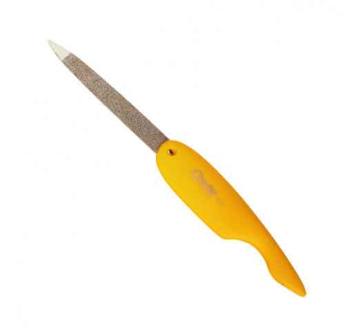 Credo - Pop Art Sapphire Folding Nail File Yellow