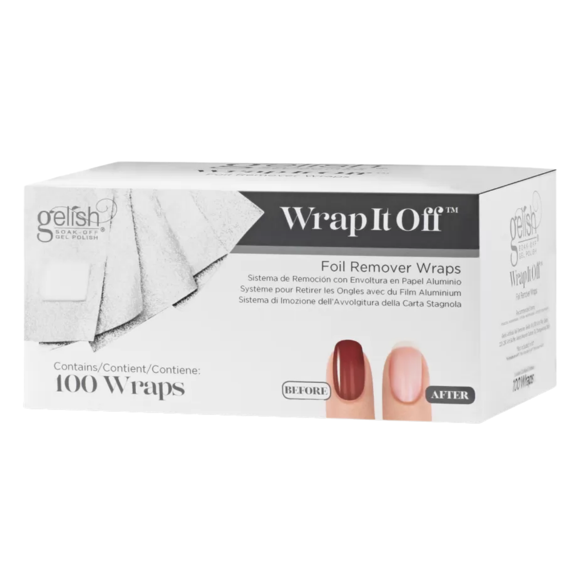 Gelish - Wrap It Off Foil Wrap Removal 100pc – front of pack