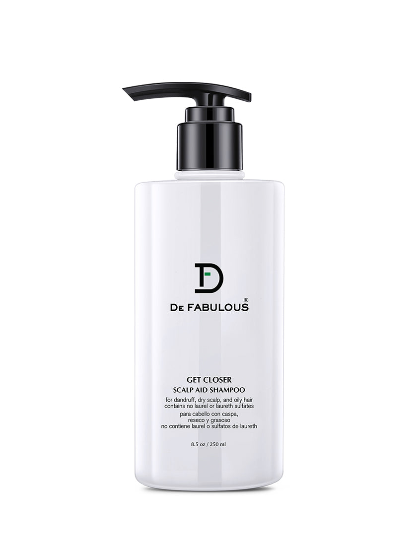 De Fabulous Get Closer Scalp Aid Shampoo 250ml – bottle product shot